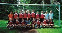 Aktivität im Jahre 2003 mit den Trainern Anthony Lutz und Lutz Elsässer sowie Spielausschuss Olaf Maurer
